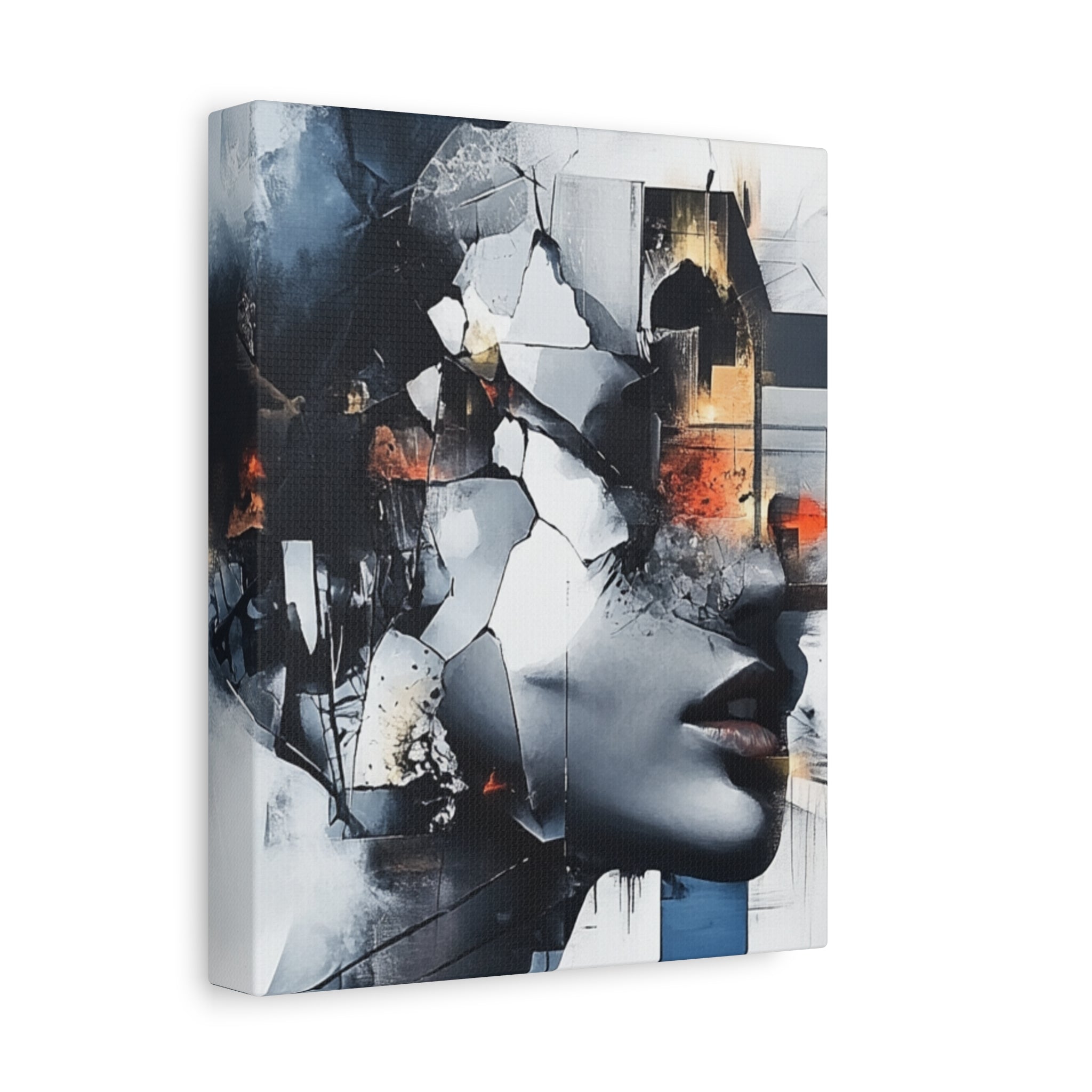 Shattered masks, revealing the truth beneath.