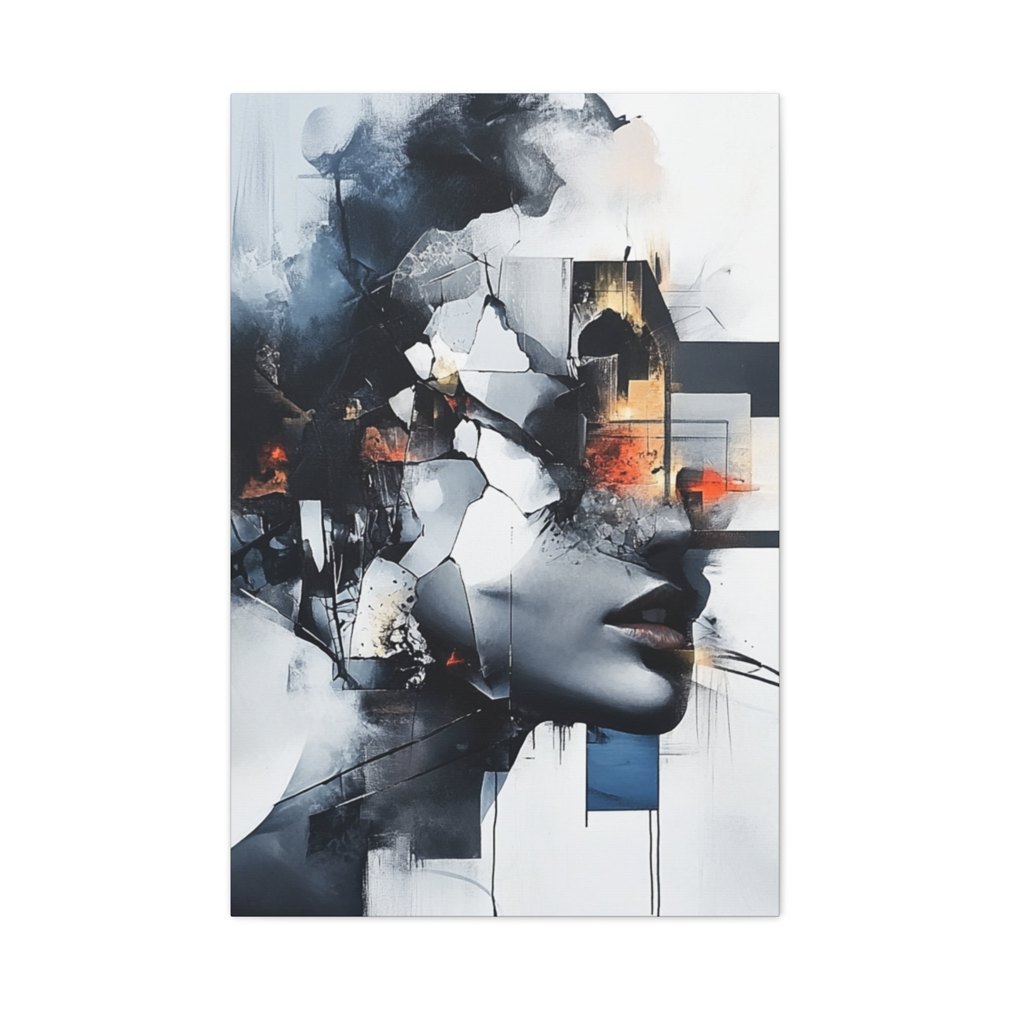 Shattered masks, revealing the truth beneath.