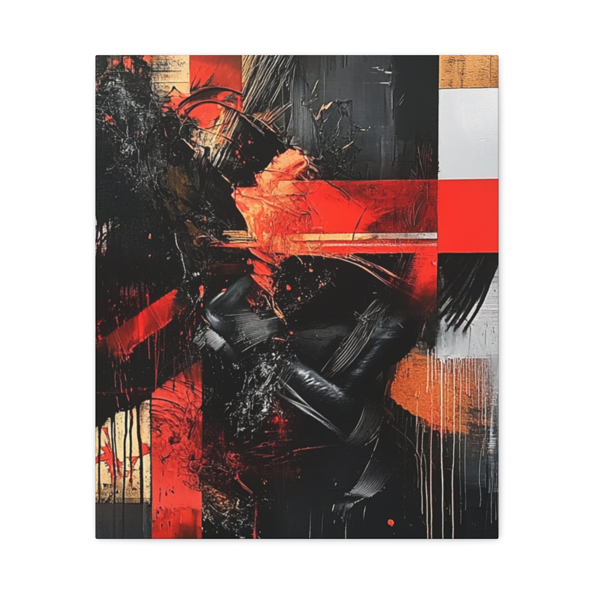 "Through the chaos, a defiant path to freedom."