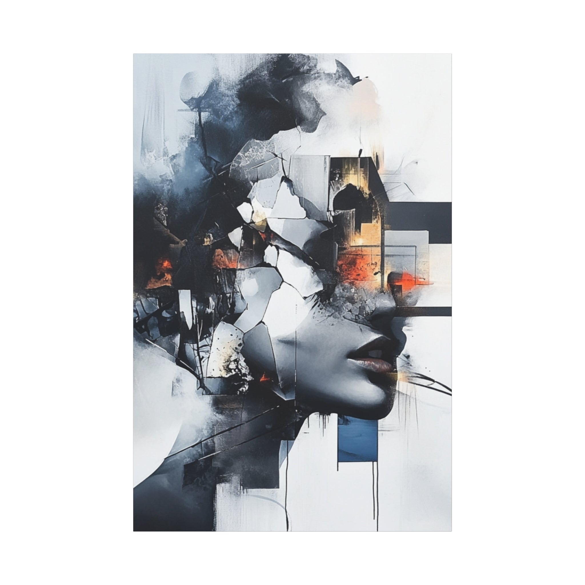 Shattered masks, revealing the truth beneath.