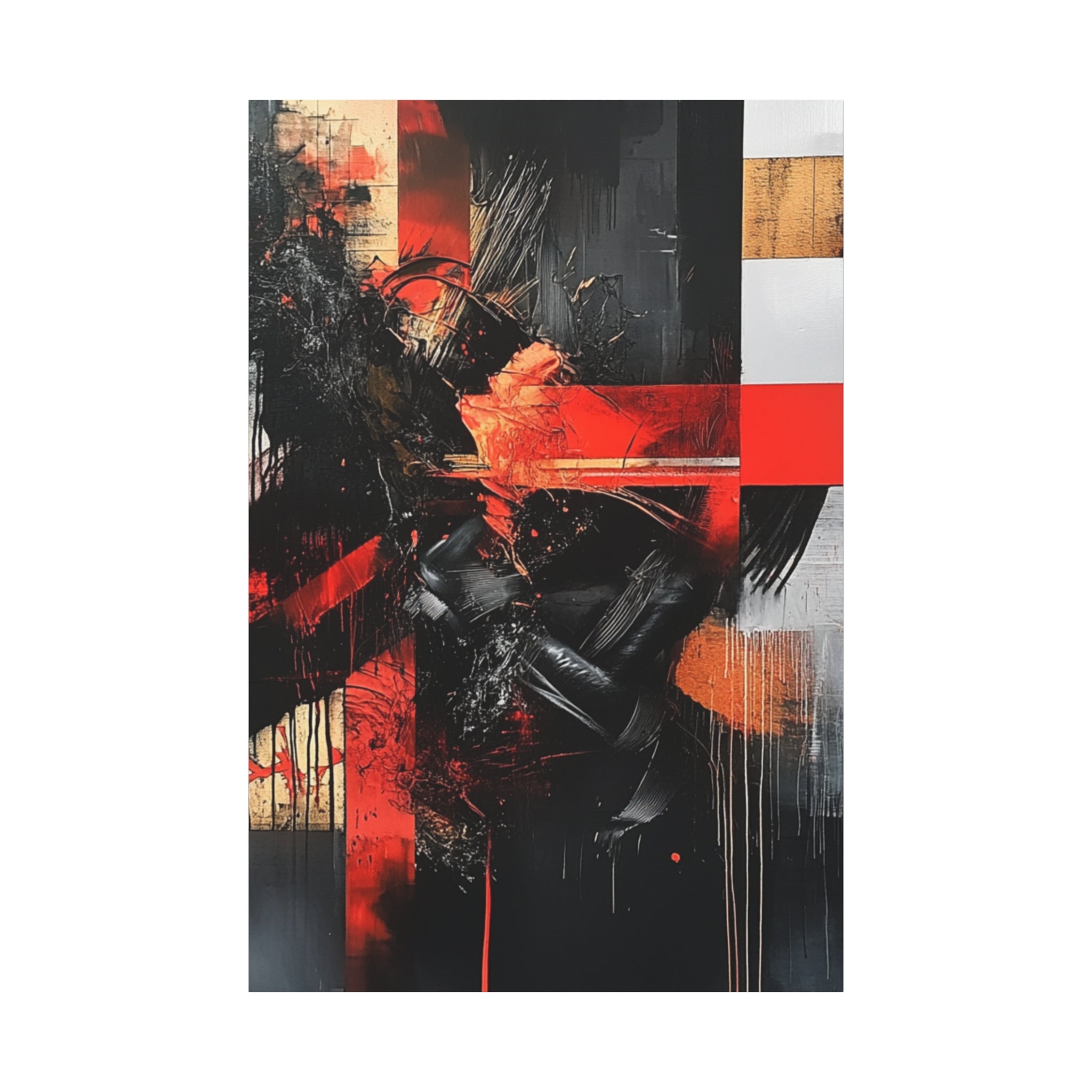 "Through the chaos, a defiant path to freedom."