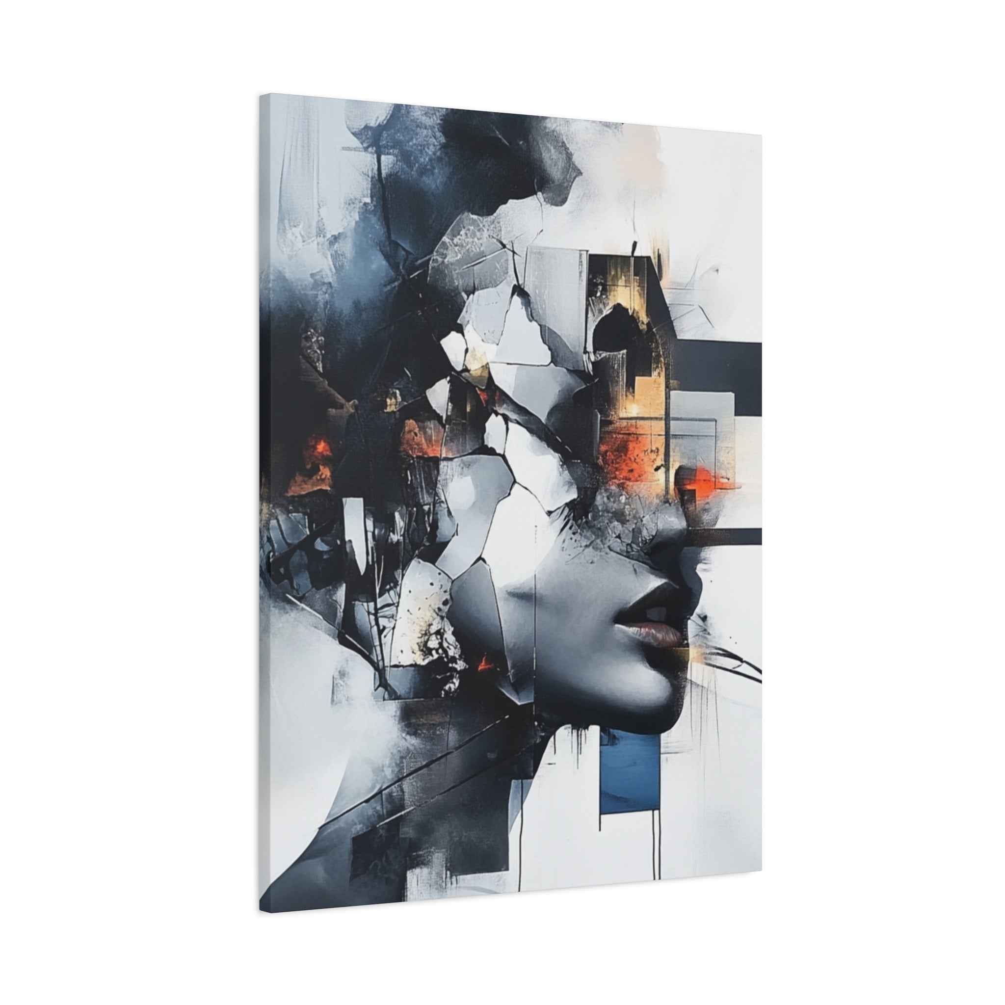 Shattered masks, revealing the truth beneath.