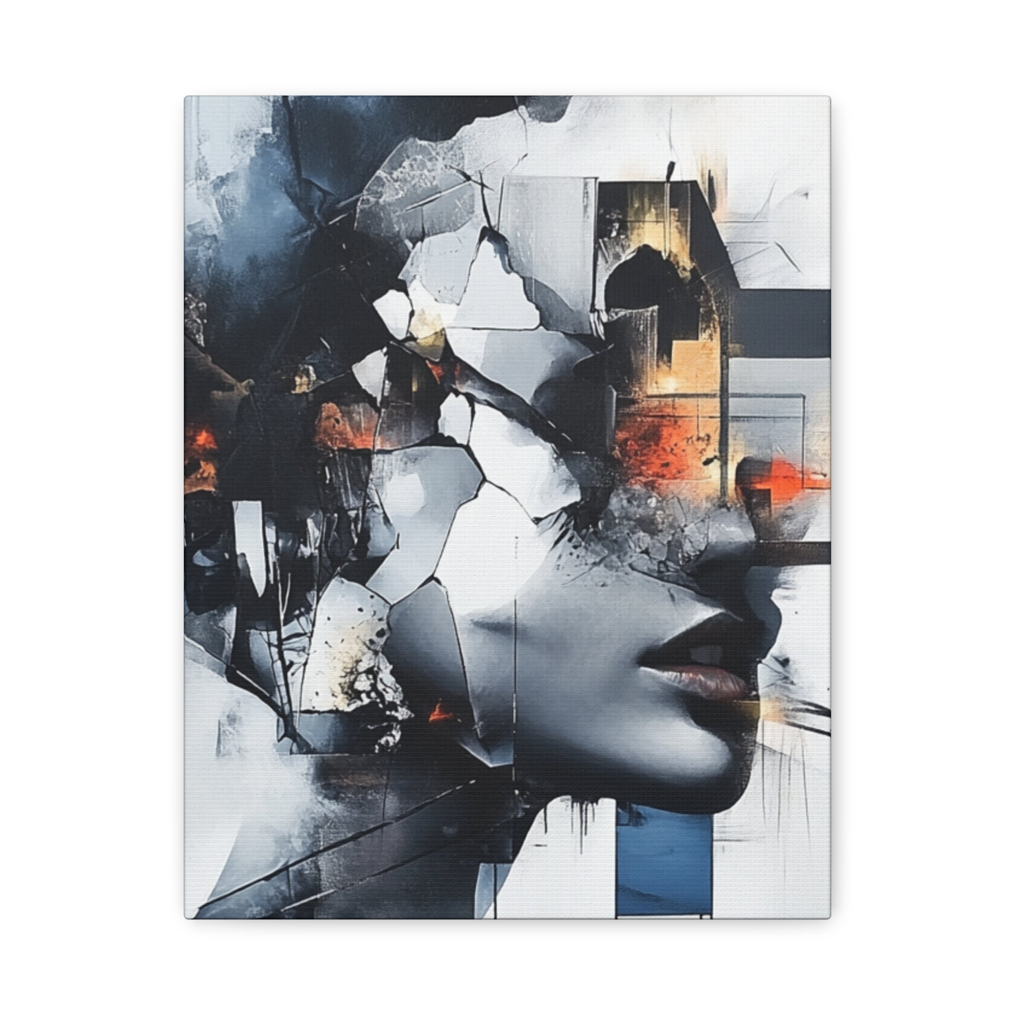 Shattered masks, revealing the truth beneath.