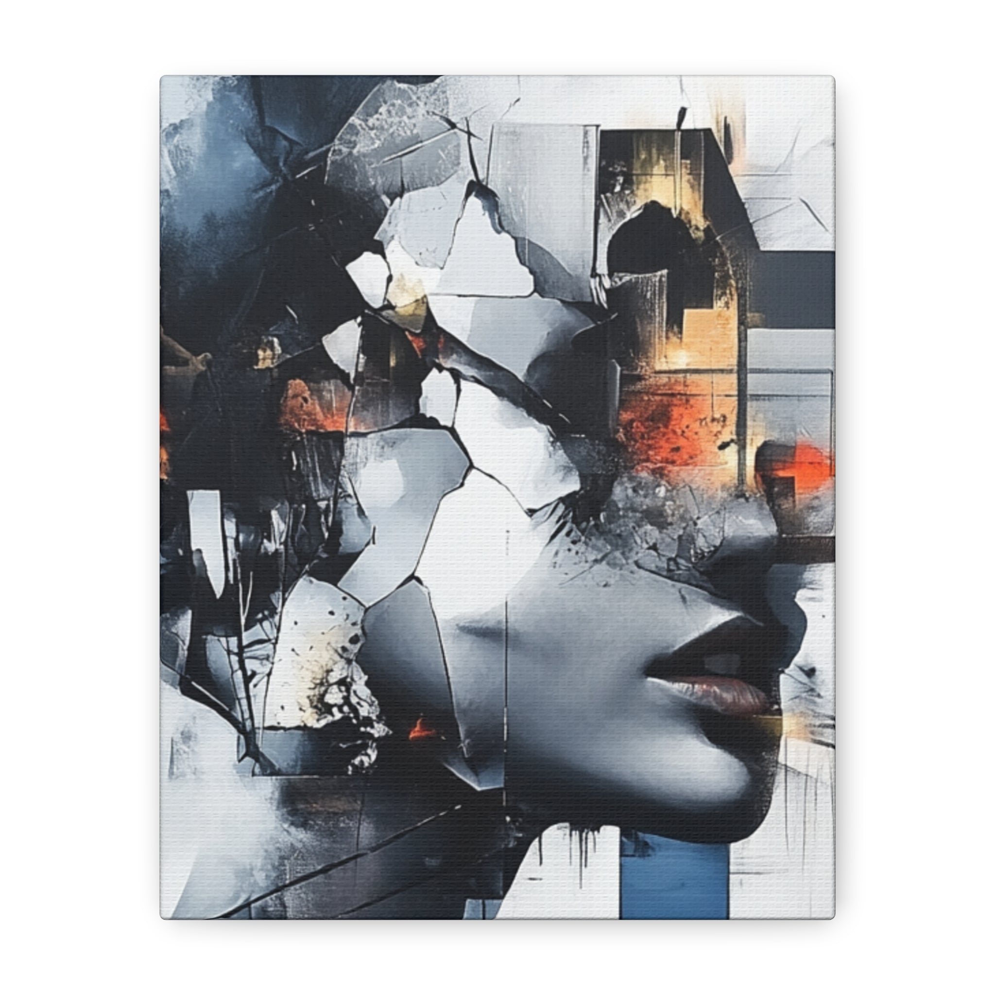 Shattered masks, revealing the truth beneath.