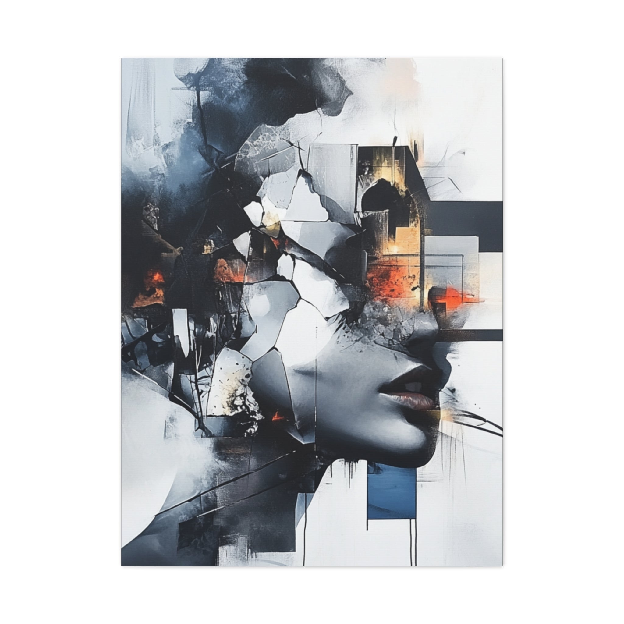 Shattered masks, revealing the truth beneath.